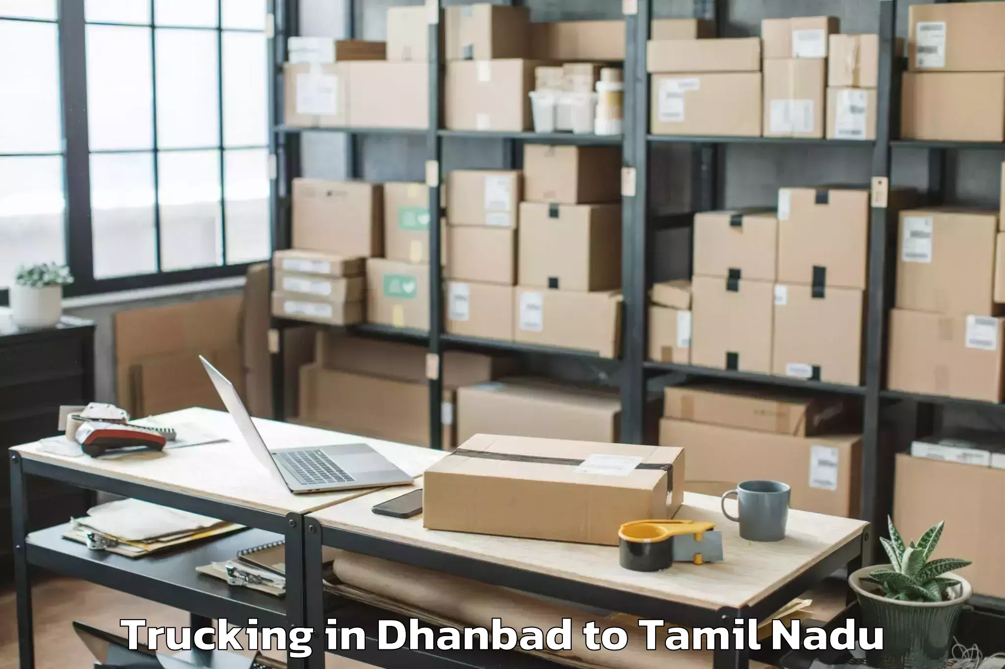 Reliable Dhanbad to Chennai Port Trust Trucking